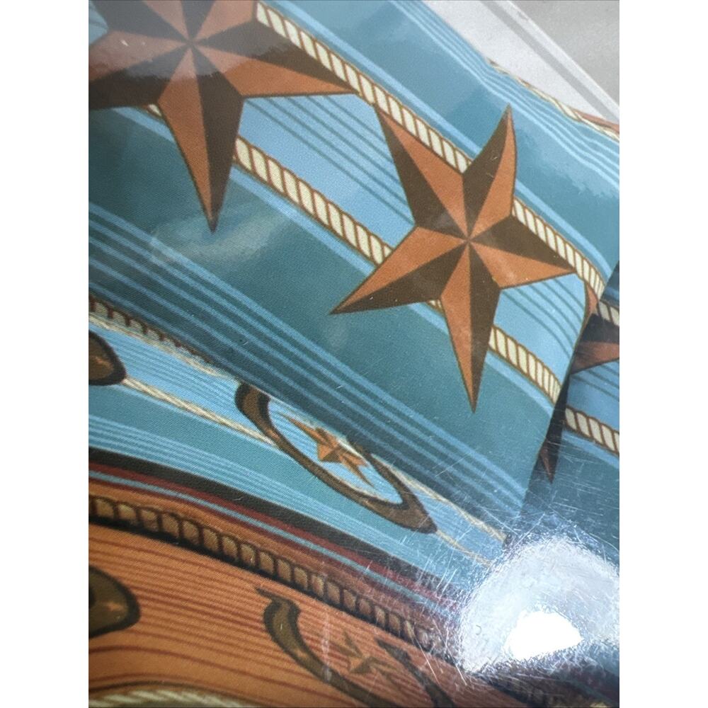 Horse Themed Western King Size Sheet Set Texas Star Egyptian Comfort NIP NEW - Picture 9 of 9